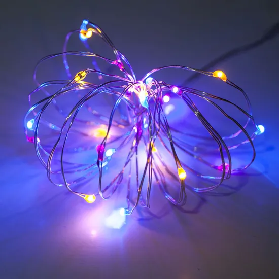 Silver Copper Wire Multi Color Mini LED