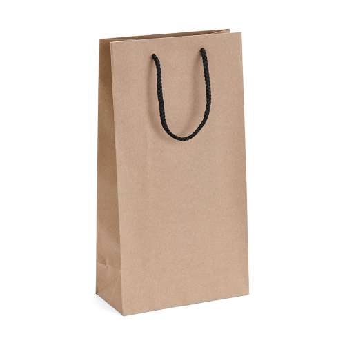Wholesale double wine kraft paper wine bag