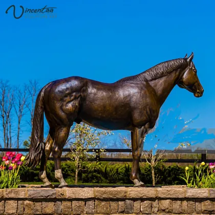 High quality miniatary bronze lexington horse statues