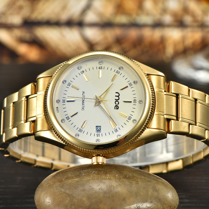 Gold wrist watches with custom logo business watch wholesale Gold wrist watches with custom logo business watch wholesale