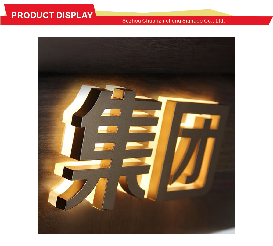 Long Lifespan LED Metal Backlit Letters