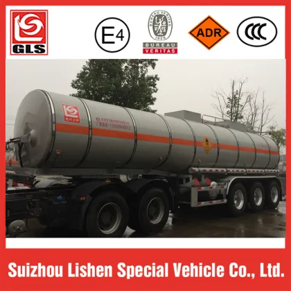 Liquid ammonium nitrate transport trailer