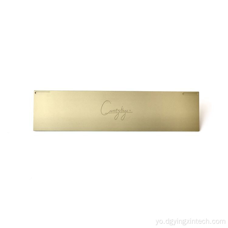 Aluminium Alloy 304 Irin ẹjọ Keyboard ti ko ni idiyele
