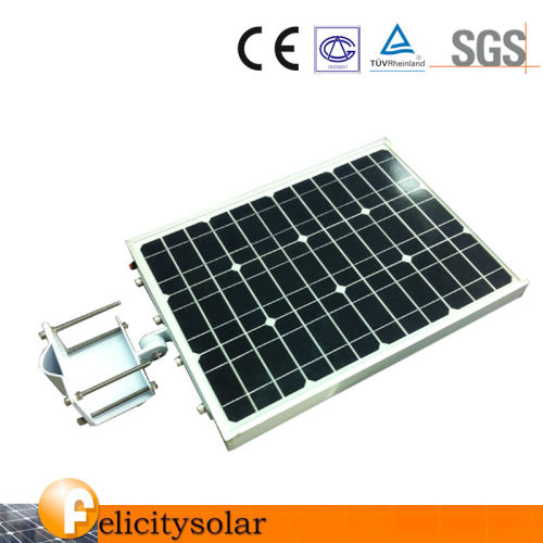Easy to replace high efficiency solar PV module integrated led light under led automatic solar street light control 8W 12W 15W