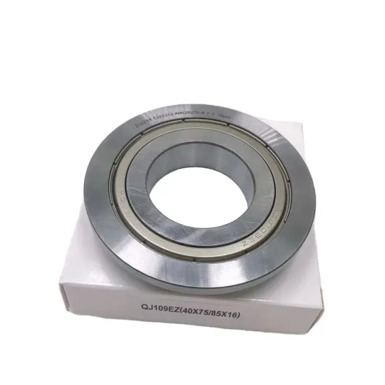 QJ109EZ Size 40x75x16mm Auto Four Point Contact Sealed Bearing