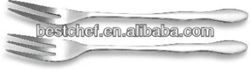 Economy Stainless steel Party Fruit fork (2 teeth/3 teeth)