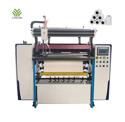 Thermal Cash Register Paper Roll Slitting Rewinding Machine