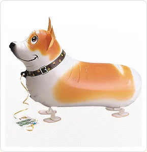 Walking Pet Balloons Corgi dog balloon