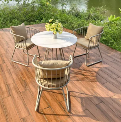 Outdoor Metal Bistro Table and Chair Set