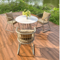 Outdoor Metal Bistro Table and Chair Set