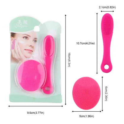 Hot Sale 3 in 1 Skincare Facial Cleansing Brush Set