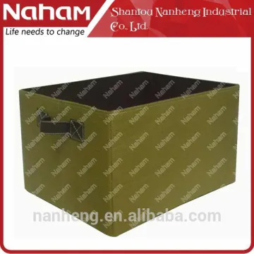 naham home garden woven paper foldable tote storage basket