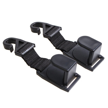 Black Unique Bargains Car Headrest Hooks - 2 Pcs Universal Organizer Hangers