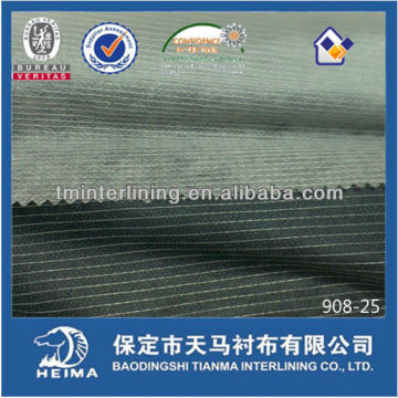 stitch fusible non-woven interlining for blouse collars and cuffs
