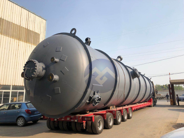 Carbon steel reactors are used in industry