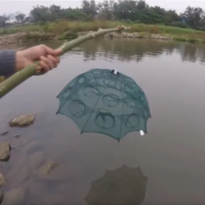 10 fish entrance umbrella shape cast fishing net