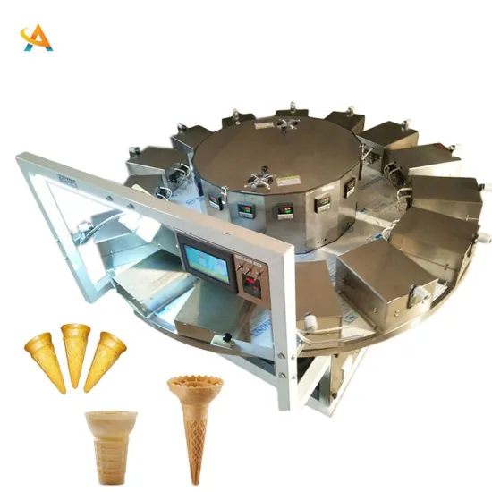 Electric Egg Roll Waffle Cone Maker Machine / Cone Roll Forming Machine