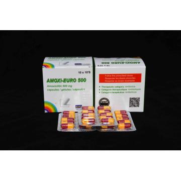 Amoxicilina cápsula 500mg AMOXIL BP