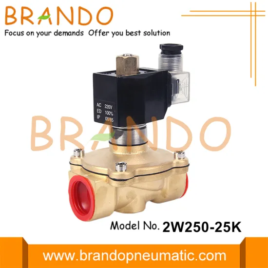 1'' 220VAC Normally Open Brass Water Solenoid Valve