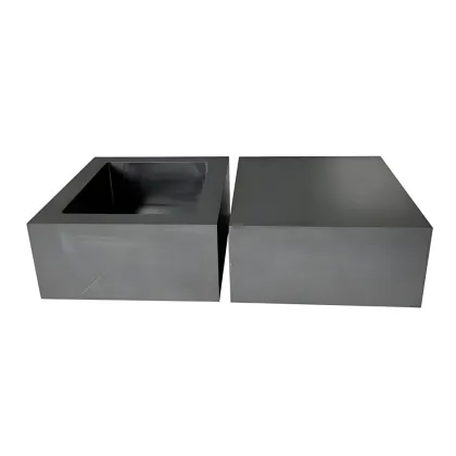 Metallurgical Sintered Graphite Sagger Graphite Boat