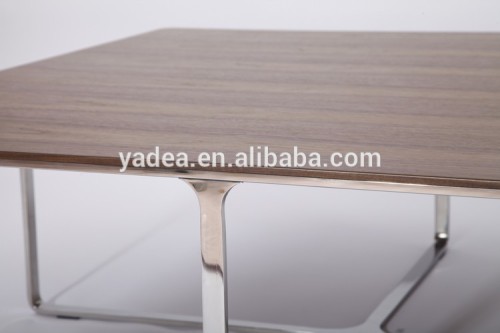 2016 easy design hot sale cocktail accent table wood top