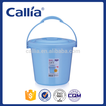Hot Sell Blue Bucket Plastic Bucket with lid and handle