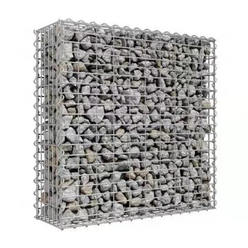 Galfan Welded Gabion Retaining Walls - 200x100x50 Welded Gabion Basket Fence