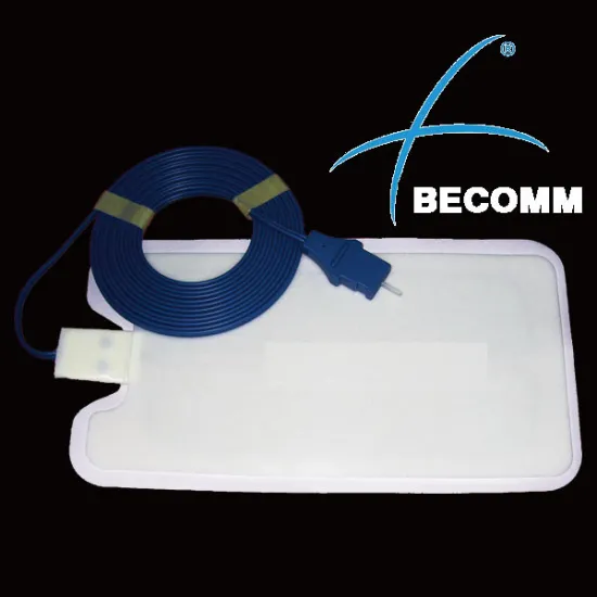 Bipolar adult Electrosurgical grounding pad with cable