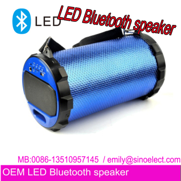 novedades chinas 2016 popular items 15W Middle size sound hi fi Wireless led bluetooth speaker with microphone USB TF FM radio