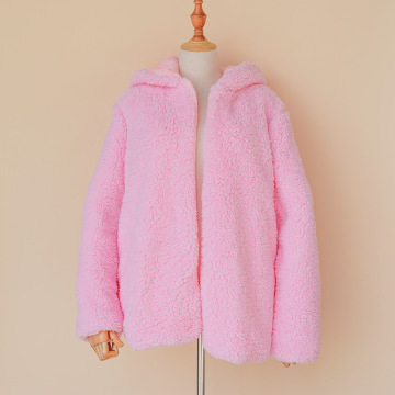 Chaquetas de forro polar con capucha para mujer