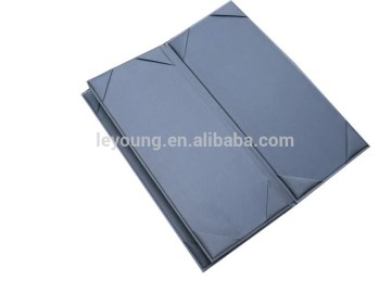 Custom Leather Bound 3 Fold Paperboard Restaurant Menu Cover