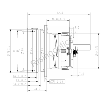 Super Quality 70mm F1.0 LWIR Uncooled IR Lens for Drones