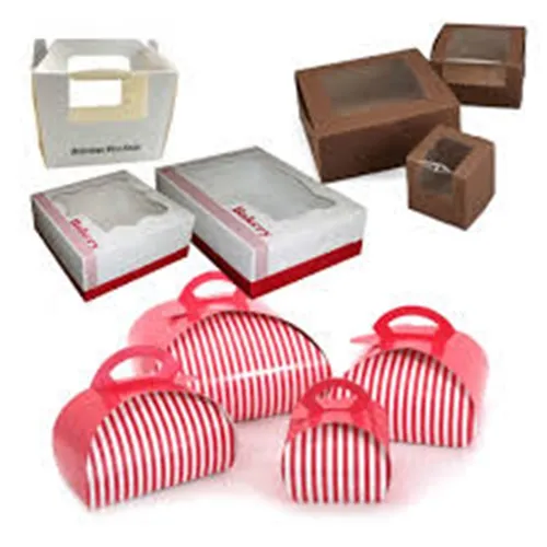 Food Boxes Customized Logo Printed Cup Cakes Packaging