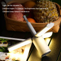 Multifunktionale, tragbare, wiederaufladbare Outdoor-Klapp-Campinglampe mit USB-C-Aufladung und drei Lichtmodi