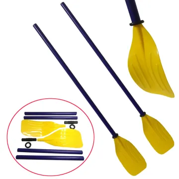 1 Pair 114cm/45inch Plastic Kayak Canoe Paddle Water Boat Rafting Oar Paddle Easy Carrying Paddle