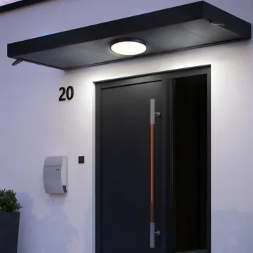 IP65 Waterproof White Round LED Ceiling Light for Indoor/Outdoor Garden Bathroom