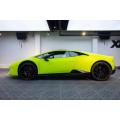 Ultimative flache gelbe Limettenauto Vinyl -Wrap