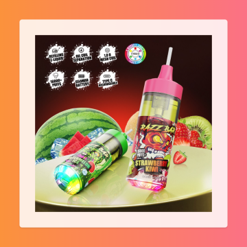 Fruit Flavor E-Cig Ρυθμιζόμενη ροή αέρα Razzbar 16k Puffs