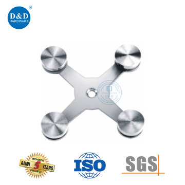 Stainless Steel Four Arm Glass Curtain Wall Connectors