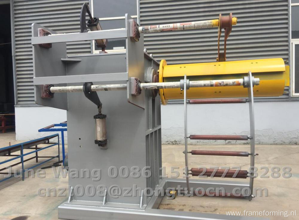 10Tons pneumatic auto coil decoiler