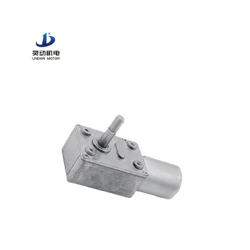 Customizable 6V/12V/24V Low Speed High Torque Mini Motor with Worm Gearbox for Automatic TV Racks