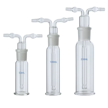 2024 High Quality Wholesale Laboratory Glassware: KRC Manufacturer Gas Wash Bottles