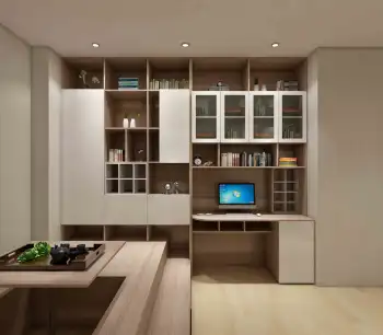 Study Room With Melamine Chipboard