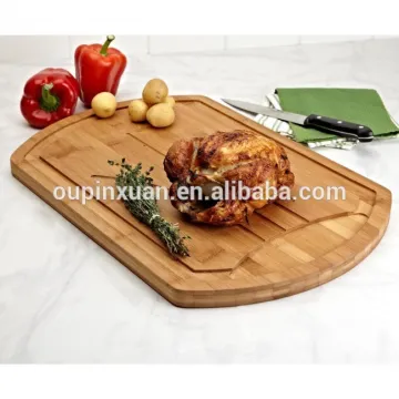 2016 new design Both sides are available bamboo cutting board eco-friendly Chopping blocks cutting board with Juice Grooves
