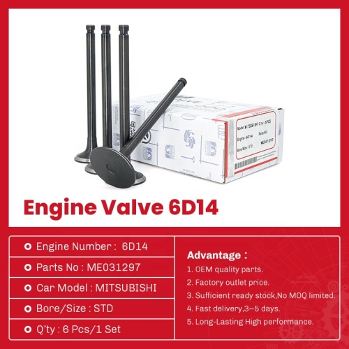 ME031297 صمام العادم محرك كمية من أجل Mitsubishi 6d14