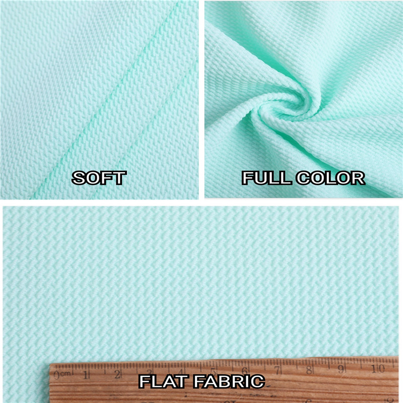 Bubble Twill Jacquard Knitting Women Pajamas Cloth Fabrics001