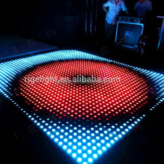 8x8 RGB LED Interactive Dance Floor Light for Nightclub Disco Parties & Weddings