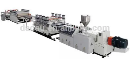 WPC PVC plate production line
