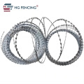 Galvanized Anti Climb Babbed Concertina Wire Roll