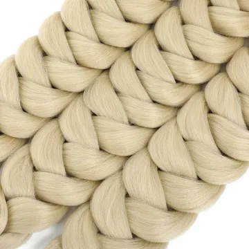 82 Inches False Hair for Braids - Synthetic Crochet Ombre Braiding Hair 165G